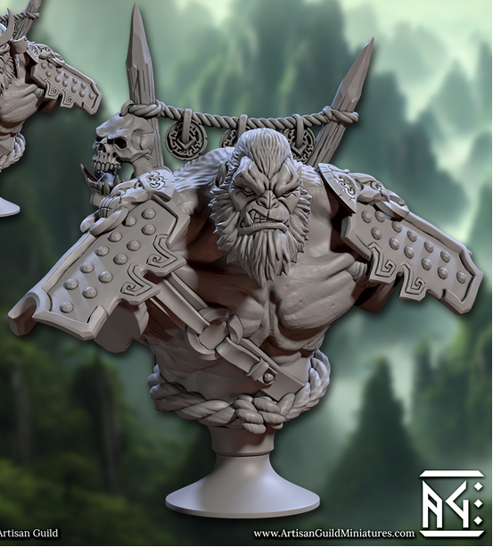 Vanaran Busts - Ape and Monkey Folk Statuettes (6 Variants Available) - Artisan Guild