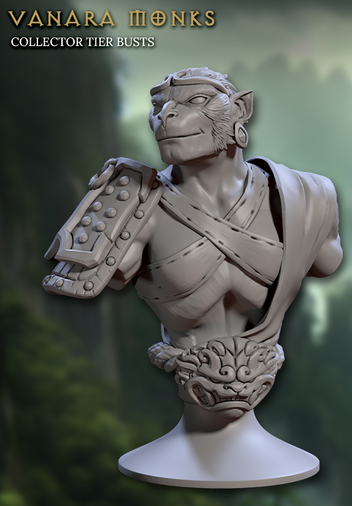 Vanaran Busts - Ape and Monkey Folk Statuettes (6 Variants Available) - Artisan Guild