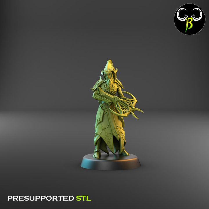 Cultists of the Web - Ranged, Dark Elf Crossbow Squad 1 (4 Variants Available) - Clay Beast Creations