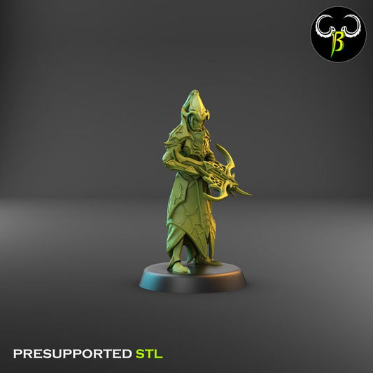 Cultists of the Web - Ranged, Dark Elf Crossbow Squad 2 (4 Variants Available) - Clay Beast Creations