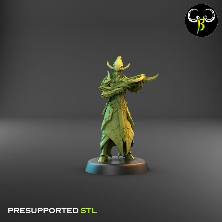 Cultists of the Web - Ranged, Dark Elf Crossbow Squad 2 (4 Variants Available) - Clay Beast Creations
