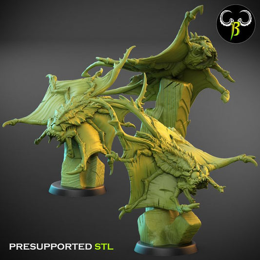 Devil Gliders, Set 1 (3 Variants Available) - Clay Beast Creations