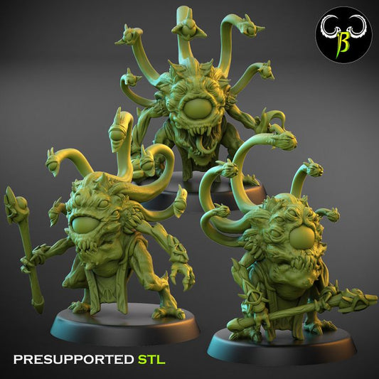 DiscEyeples, Set 1 (3 Variants Available) - Clay Beast Creations