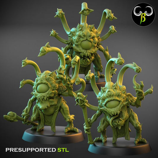DiscEyeples, Set 2 (3 Variants Available) - Clay Beast Creations