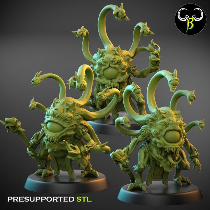 DiscEyeples, Set 3 (3 Variants Available) - Clay Beast Creations