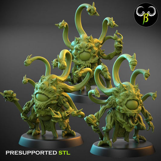 DiscEyeples, Set 3 (3 Variants Available) - Clay Beast Creations