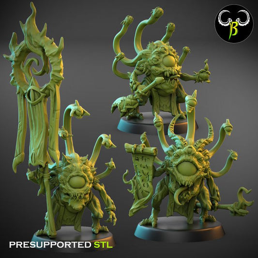 DiscEyeples, Leader Set (3 Variants Available) - Clay Beast Creations