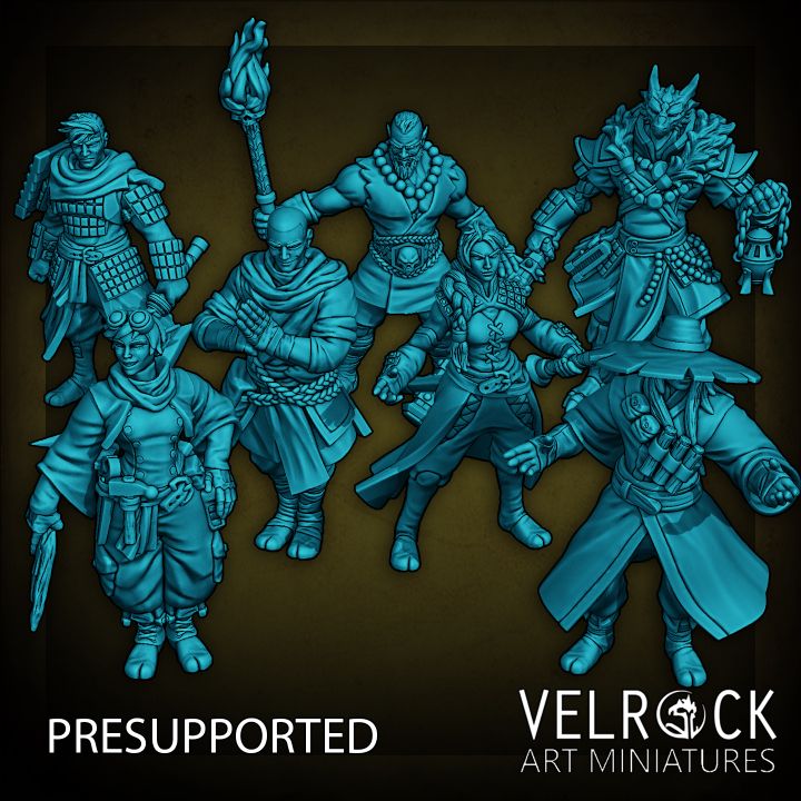 Eastern Heroes, Set 2 (7 Variants Available) - Velrock