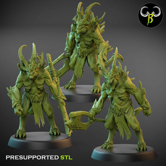 Gorebreakers, Set B (3 Variants Available) - Clay Beast Creations