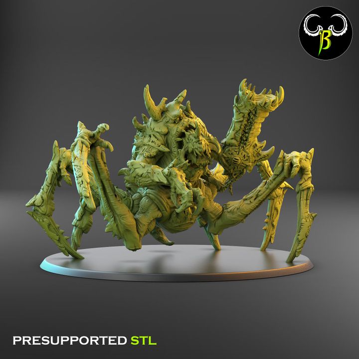 Hellbreaker, Demon Spider-Crab Siege Machine - Clay Beast Creations