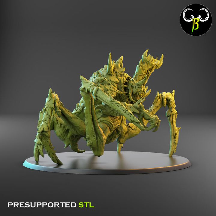 Hellbreaker, Demon Spider-Crab Siege Machine - Clay Beast Creations
