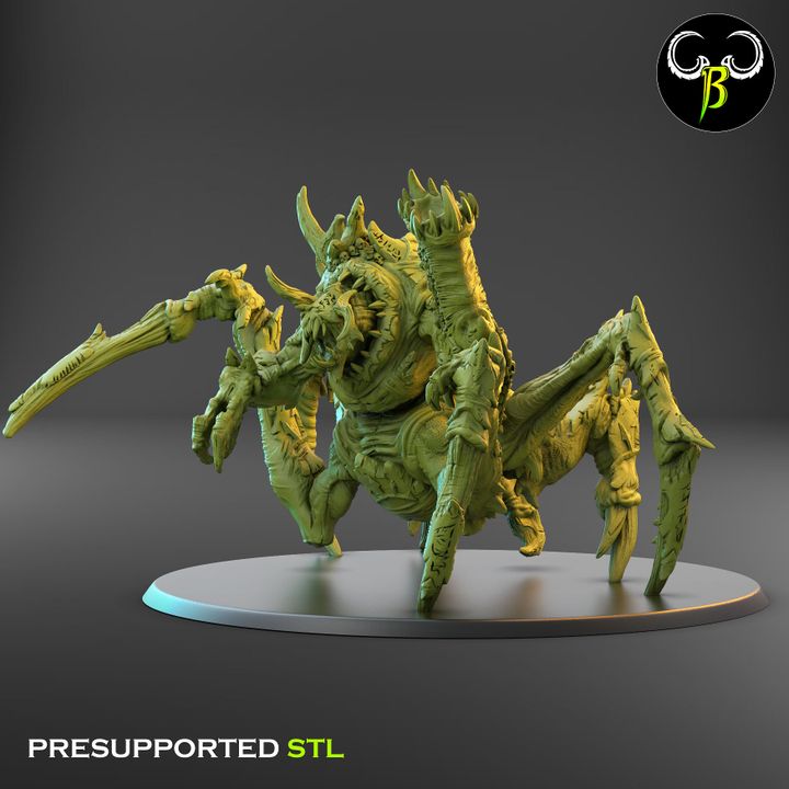 Hellbreaker, Demon Spider-Crab Siege Machine - Clay Beast Creations