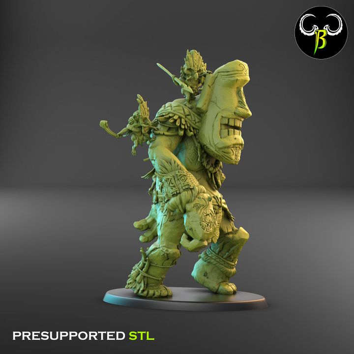 Living Totem with Tikki Pilots (2 Variants Available) - Clay Beast Creations
