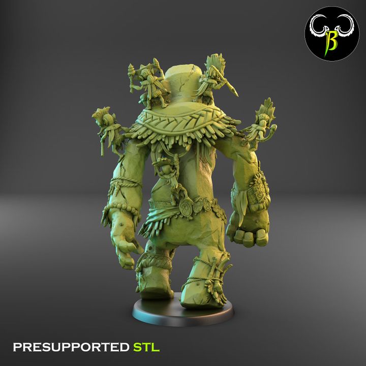 Living Totem with Tikki Pilots (2 Variants Available) - Clay Beast Creations