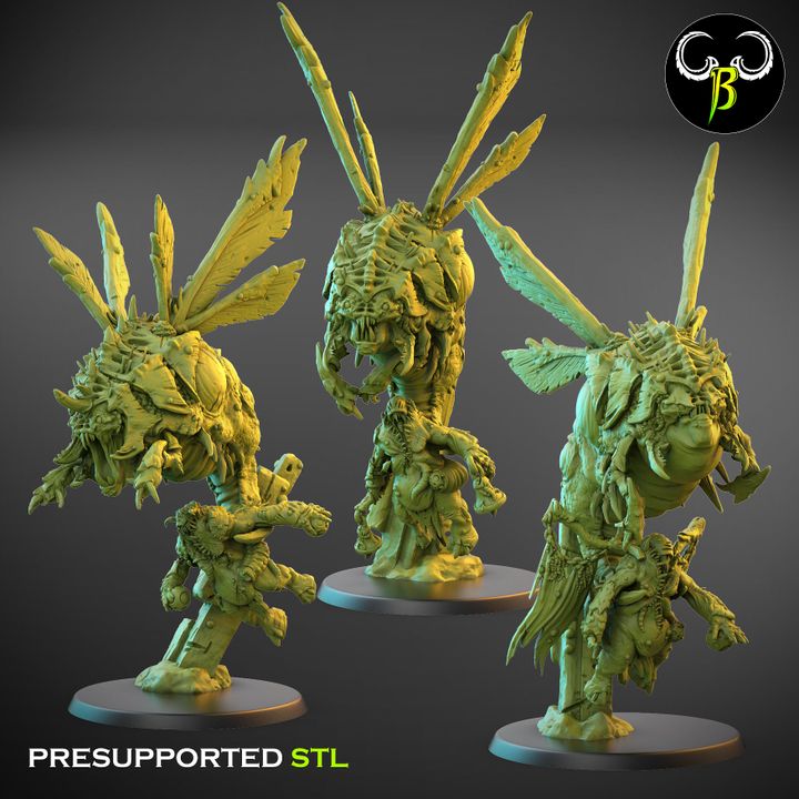 Maggot Bomber Leaders (3 Variants Available) - Clay Beast Creations