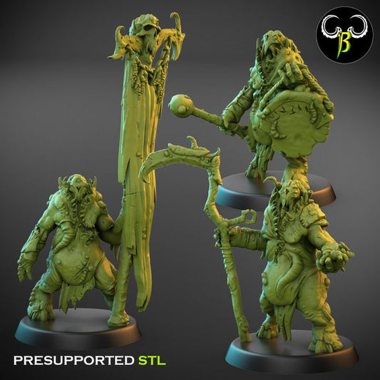 Maggotfiends, Leader Set (3 Variants Available) - Clay Beast Creations