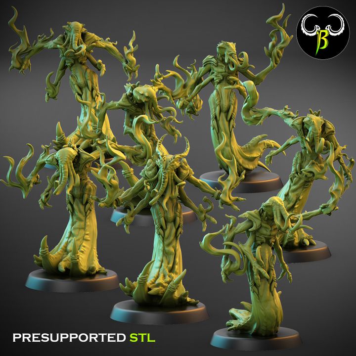 Mindflamer Squad (7 Variants Available) - Clay Beast Creations