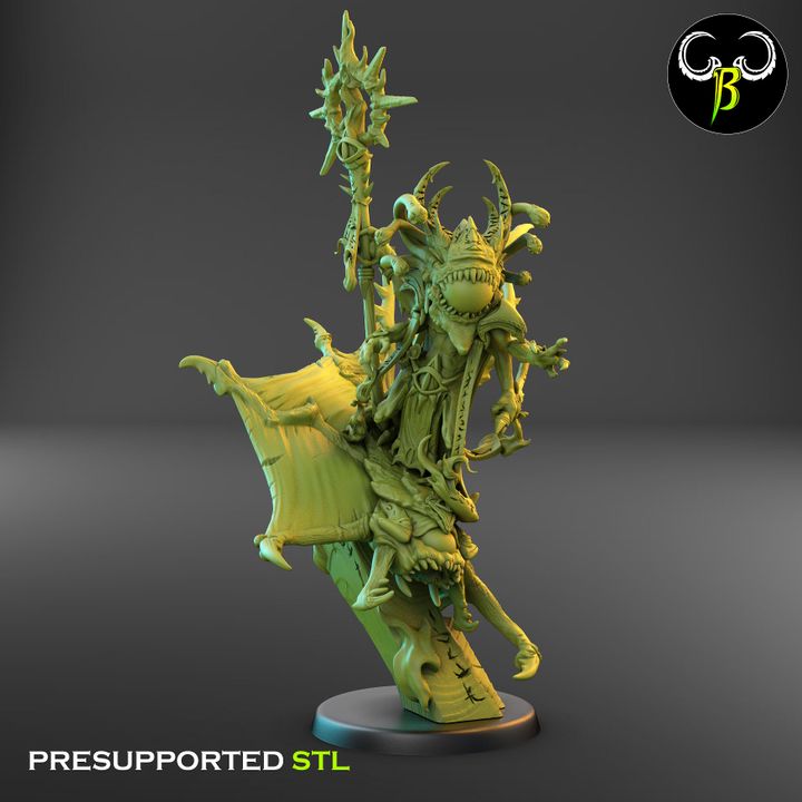 Mounted Apostle of Divination - Clay Beast Creations