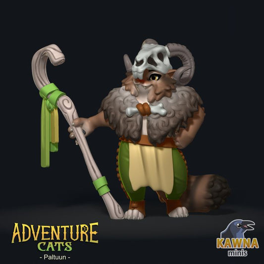 Paltuun Druid (2 Variants Available) - Kawna Minis