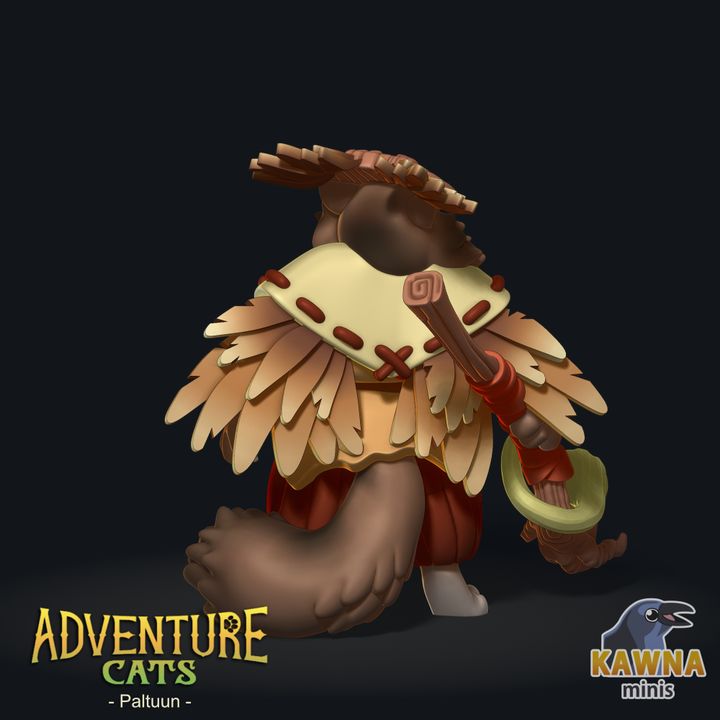 Paltuun Druid (2 Variants Available) - Kawna Minis