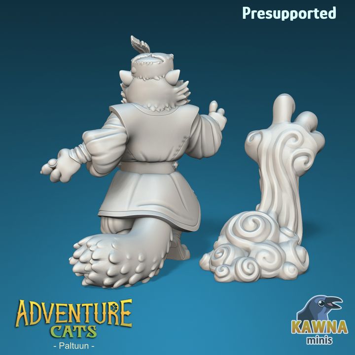 Paltuun Sorcerer and Paw Spell Effect (3 Variants Available) - Kawna Minis