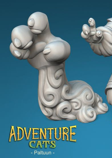 Paltuun Sorcerer and Paw Spell Effect (3 Variants Available) - Kawna Minis