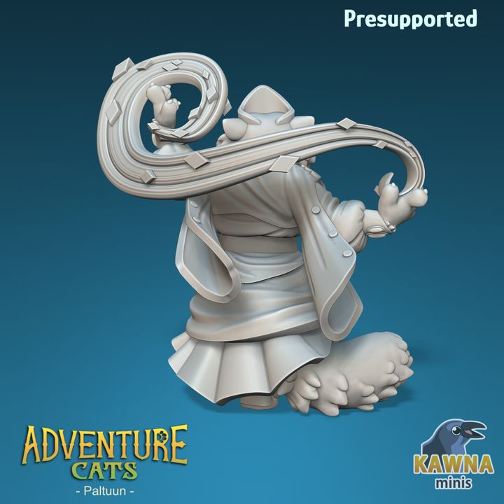 Paltuun Sorcerer and Paw Spell Effect (3 Variants Available) - Kawna Minis