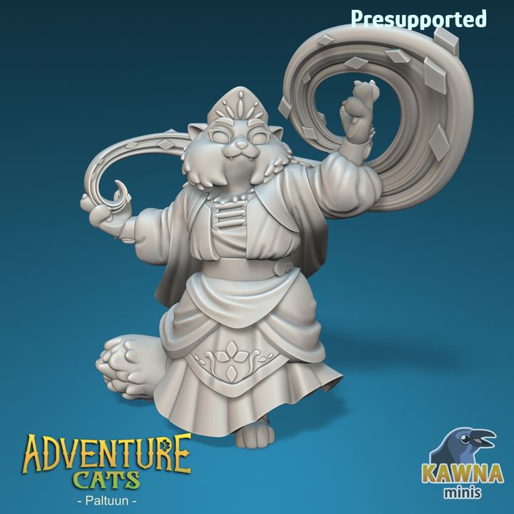 Paltuun Sorcerer and Paw Spell Effect (3 Variants Available) - Kawna Minis