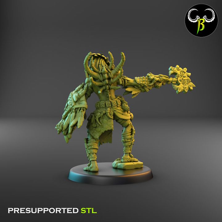 Preda'Troll, Troll Hunter (2 Variants Available) - Clay Beast Creations