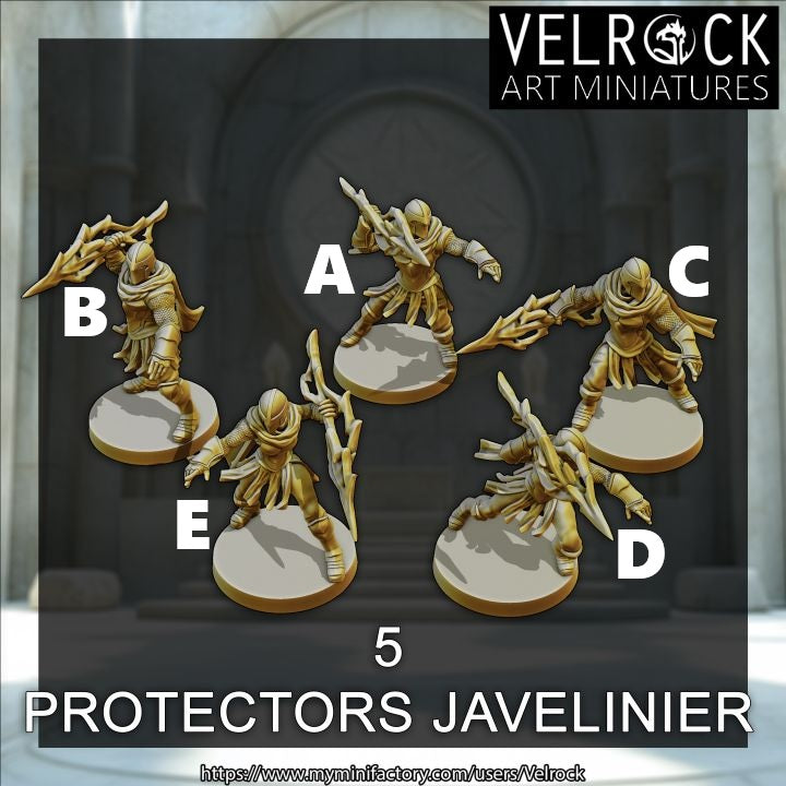 Protectors of the Old Gods, Javeliniers (5 Variants Available) - Velrock