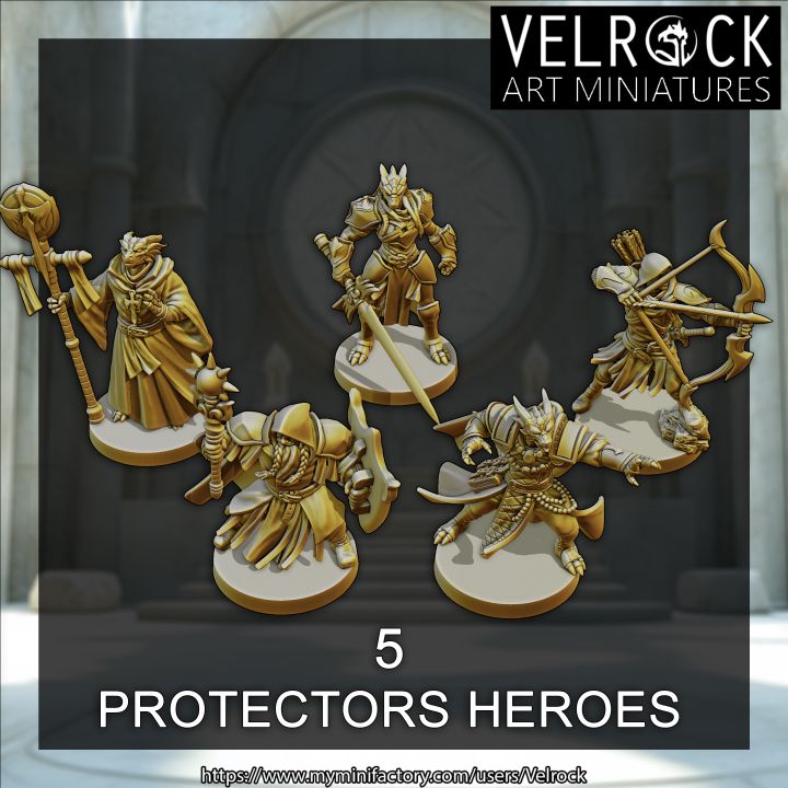 Protectors of the Old Gods, Heroes (5 Variants Available) - Velrock