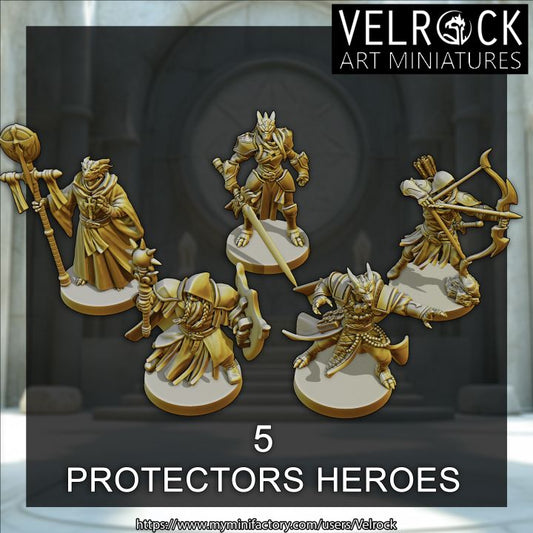 Protectors of the Old Gods, Heroes (5 Variants Available) - Velrock