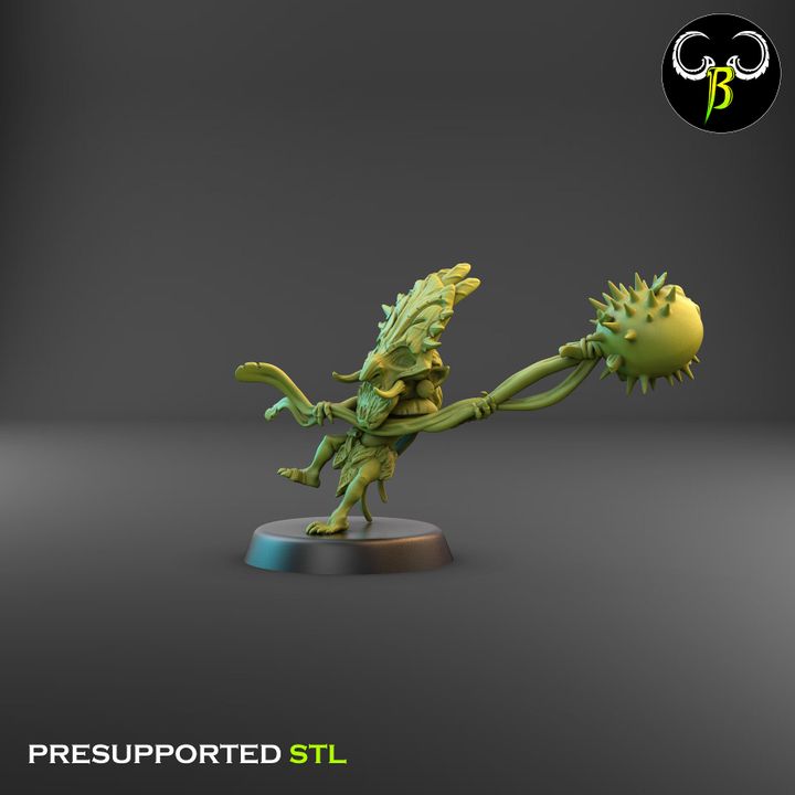 Shore Warriors, Fish Squad - Tikki Folk (6 Variants Available) - Clay Beast Creations