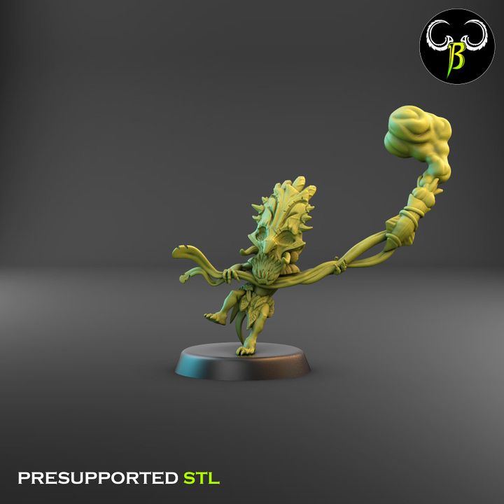 Shore Warriors, Fish Squad - Tikki Folk (6 Variants Available) - Clay Beast Creations