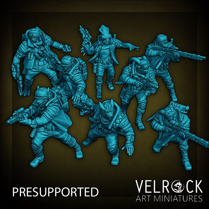 Rebel Commandos (7 Variants Available) - Velrock