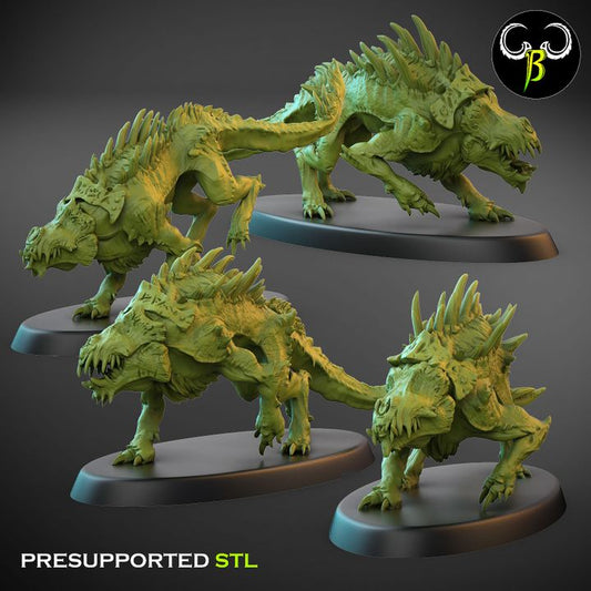 Sanguine Hunters, Set 1 (4 Variants Available) - Clay Beast Creations
