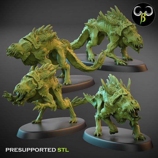 Sanguine Hunters, Set 2 (5 Variants Available) - Clay Beast Creations