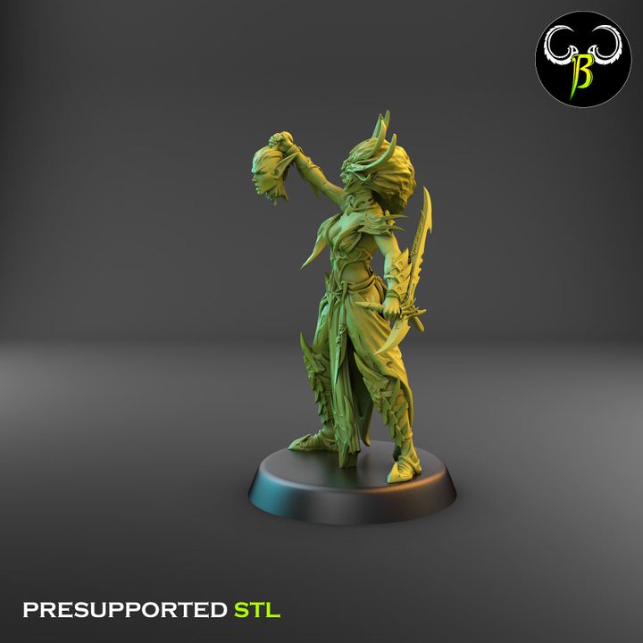 High Devout, Spider Cultist Leaders - Dark Elf Priests (3 Variants Available) - Clay Beast Creations