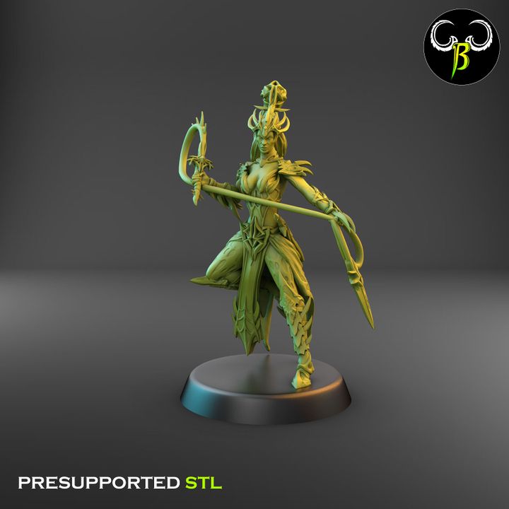 High Devout, Spider Cultist Leaders - Dark Elf Priests (3 Variants Available) - Clay Beast Creations