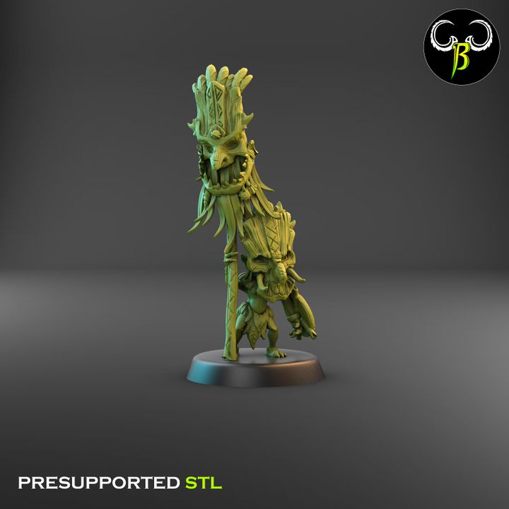 Shore Warriors, Champions - Tikki Folk Leaders (5 Variants Available) - Clay Beast Creations