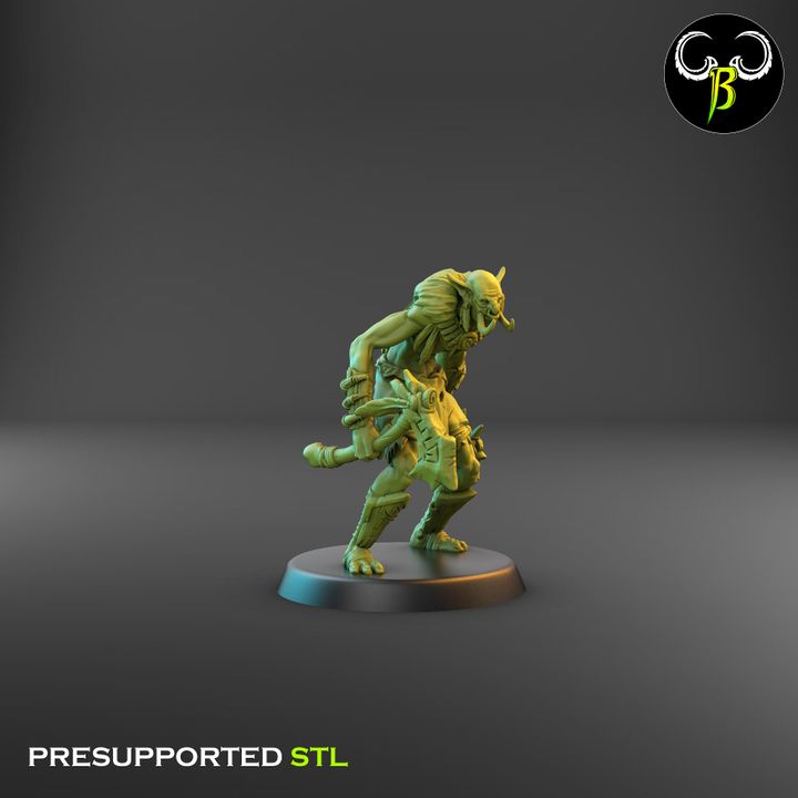 Tribztusks Double Axe Squad, Troll Soldiers (9 Variants Available) - Clay Beast Creations