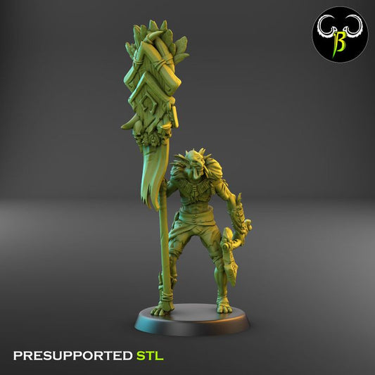 Tribztusks Leader Squad, Troll Bosses (3 Variants Available) - Clay Beast Creations