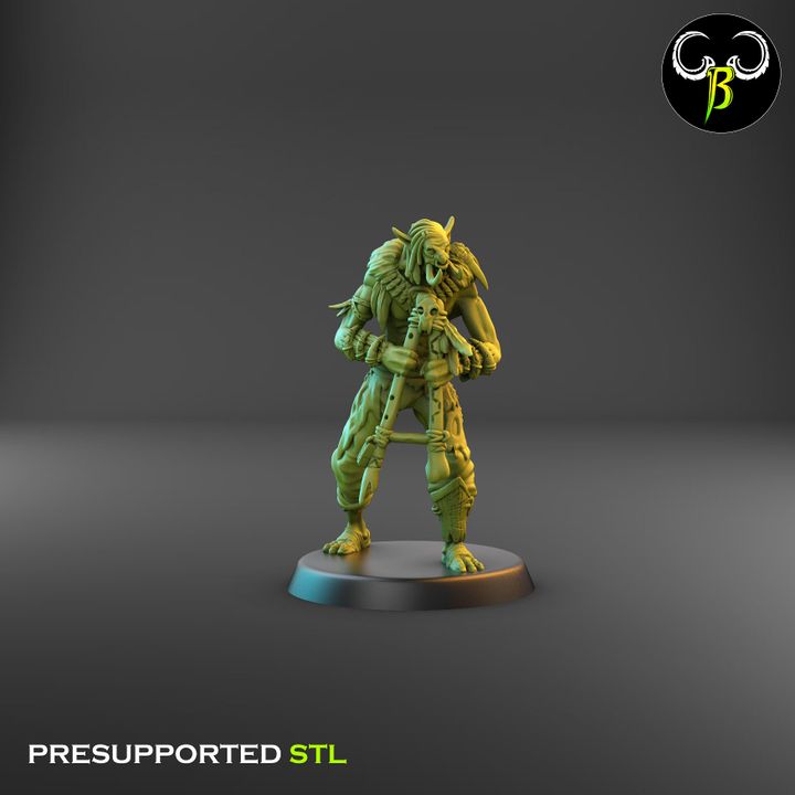 Tribztusks Leader Squad, Troll Bosses (3 Variants Available) - Clay Beast Creations