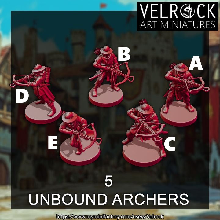 Unbound Soldiers, Archers (5 Variants Available) - Velrock