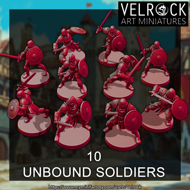 Unbound, Soldiers (10 Variants Available) - Velrock