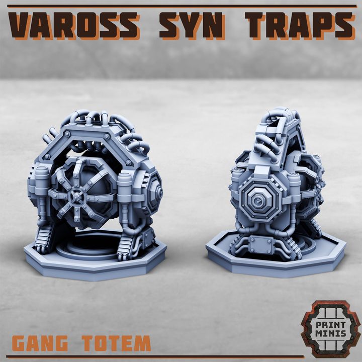 Vaross Syn Traps, Scenery Kit - 32mm Scale (7 Variants Available) - Print Minis