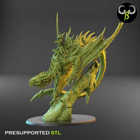 Vile Drake and Venom Lord Rider - Clay Beast Creations