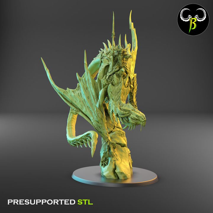 Vile Drake and Venom Lord Rider - Clay Beast Creations