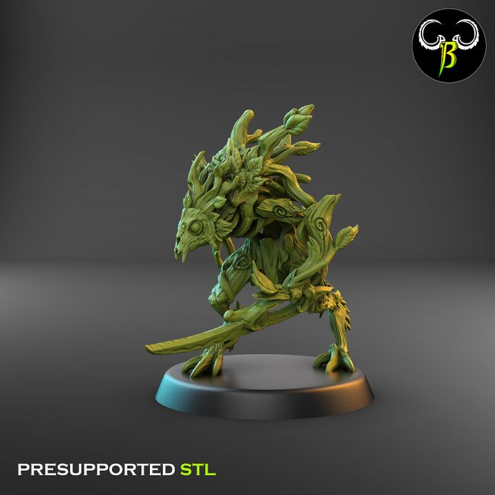 Vine Spirits - Sword Squad (7 Variants Available) - Clay Beast Creations