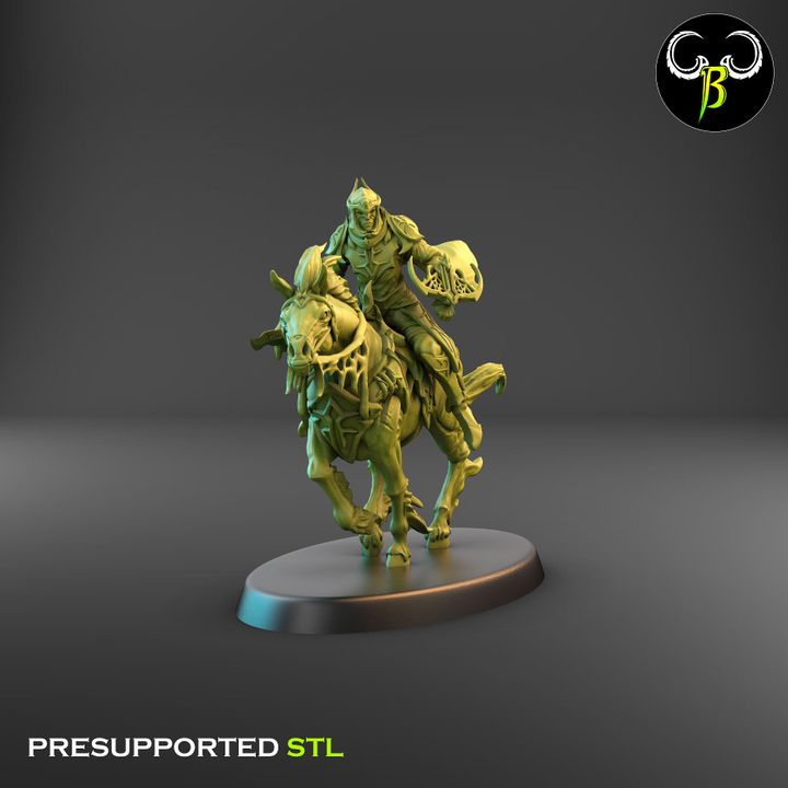 Webreavers, Dark Elf Cavalry Squad (9 Variants Available) - Clay Beast Creations